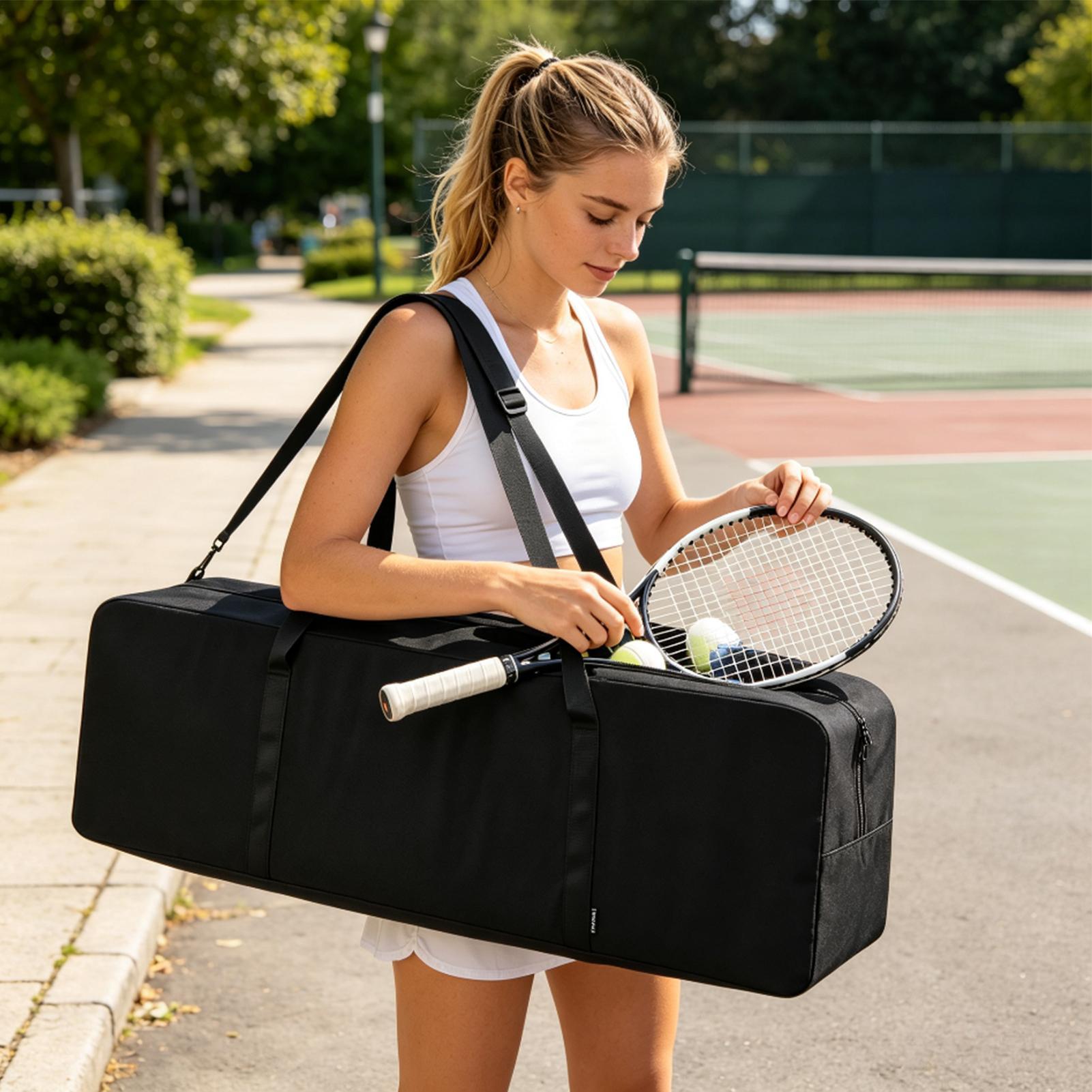 Badminton Bag - Opvouwbare netzak voor pickleball, met rits,