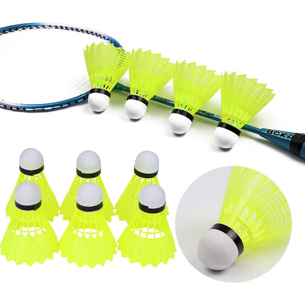 Feather Shuttlecock - Nieuwe plastic badmintonshuttlecocks Duurzame stabiele nylon