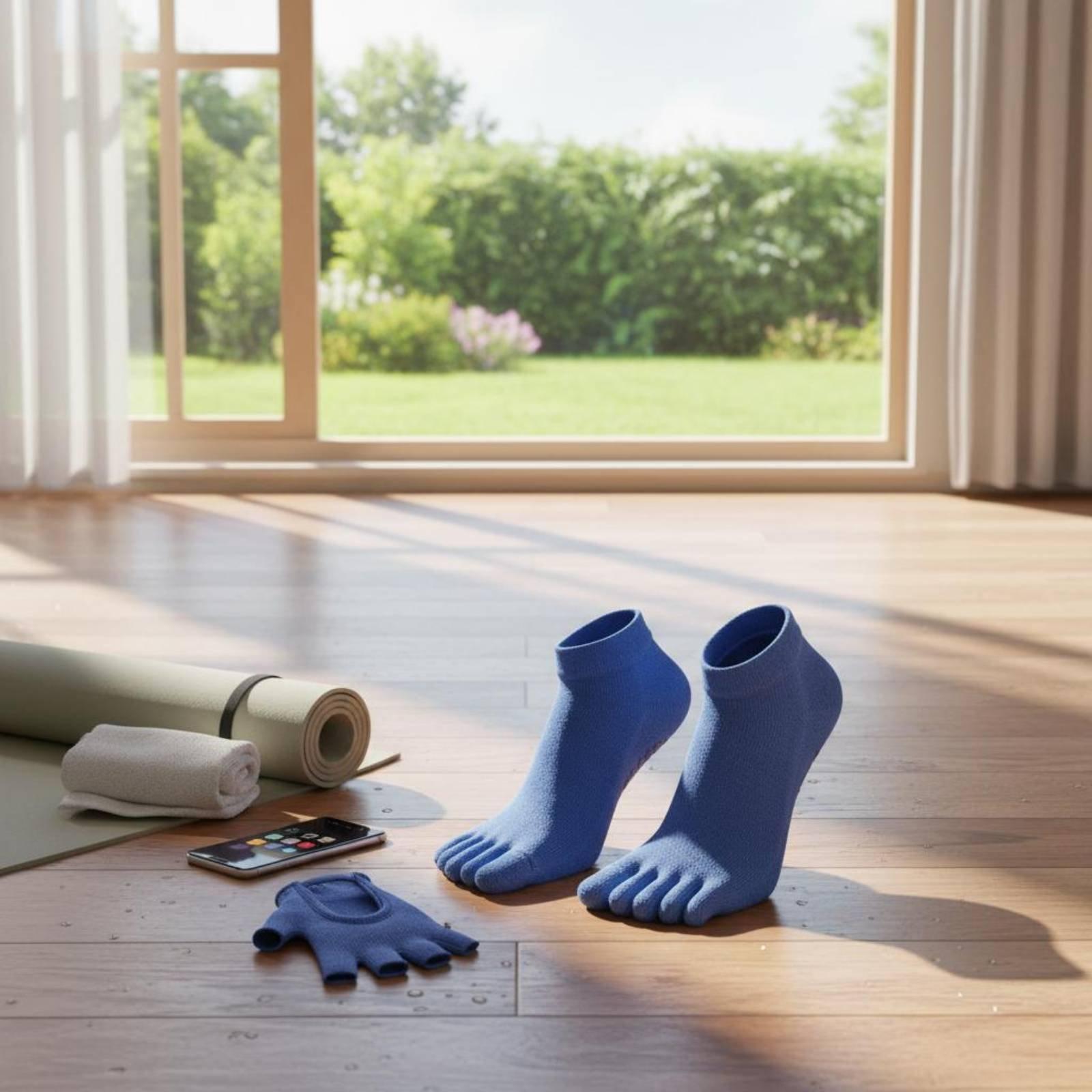 Sports Grip - Antislip sportsokken voor dames, pilates compressie