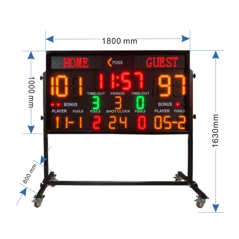Scoreboard Digital - Buiten LED stadion scorebord digitaal sportdisplay
