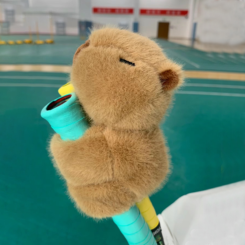 Badminton Grip - Schattige Capybara badmintonracket grip decoratieve handvatbeschermer