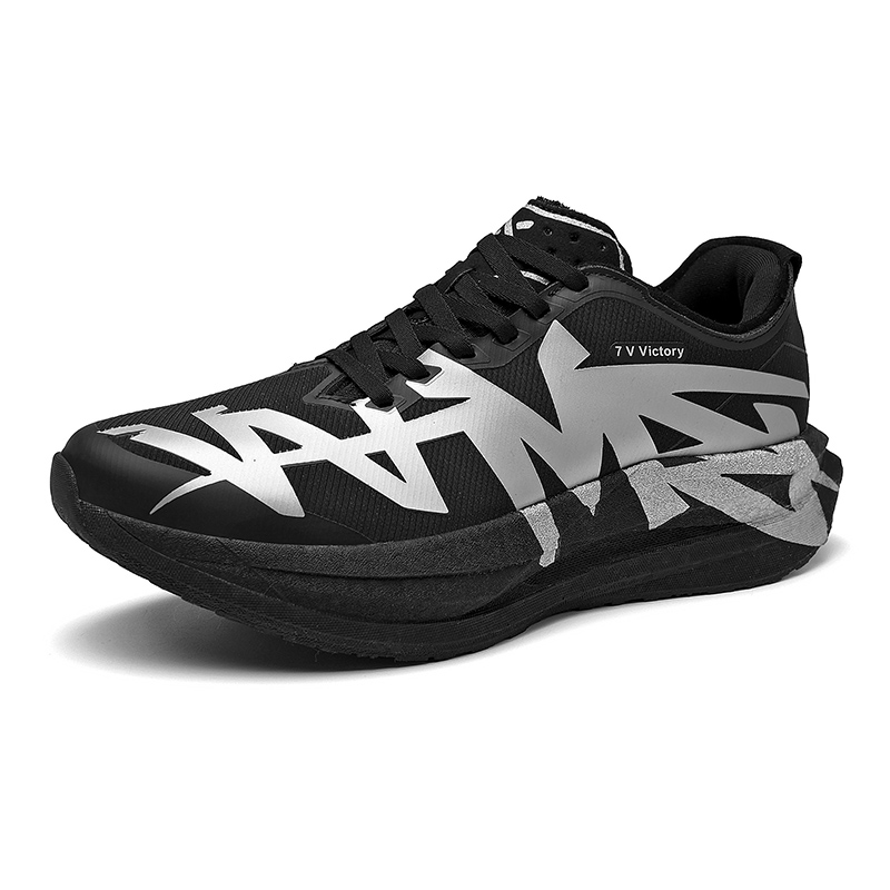 Badminton Shoes - Heren hardloopschoenen met carbonplaat, lichtgewicht, ademend,