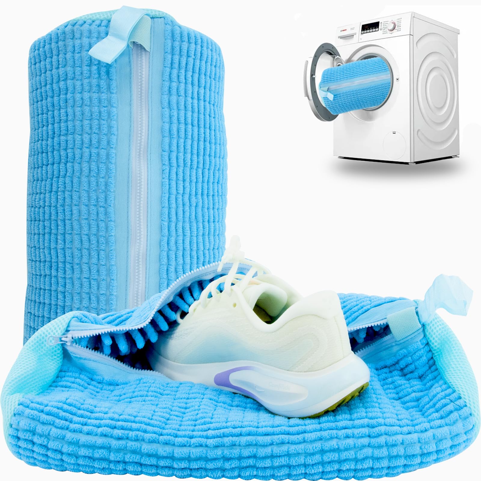 Badminton Bag - 1/2/3 STUKS Herbruikbare schoenenreinigingszakken 360 °