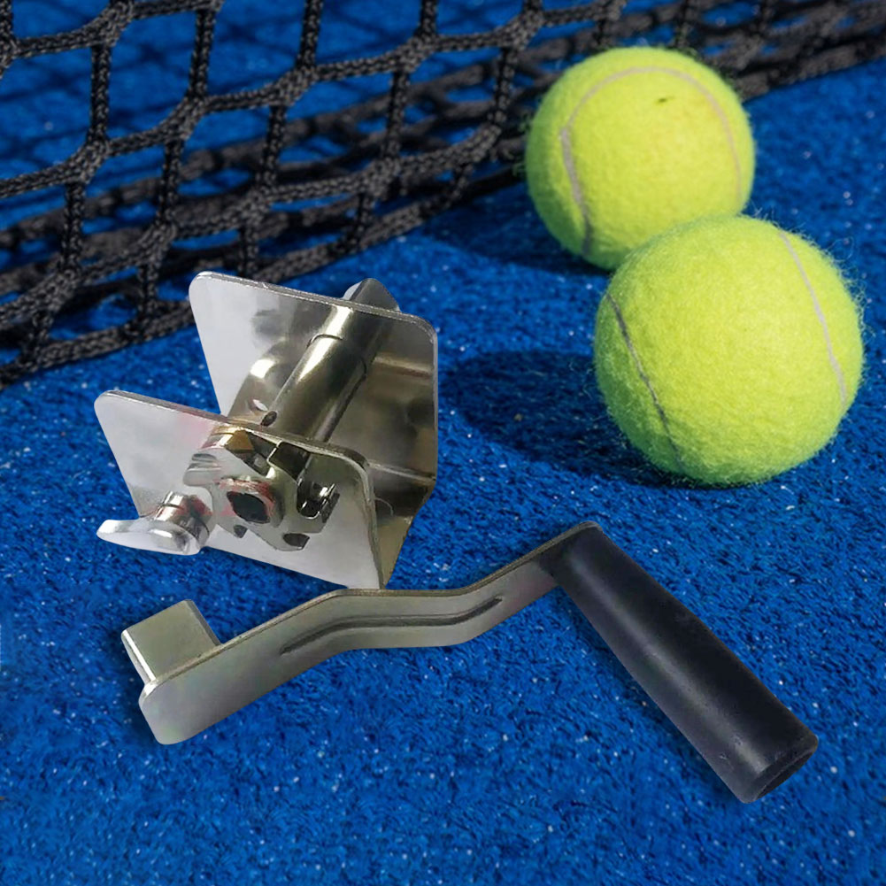 Badminton Net - Trainingsmateriaal: volleybalnet, setter, multifunctioneel spangereedschap, volleybalnetspanner