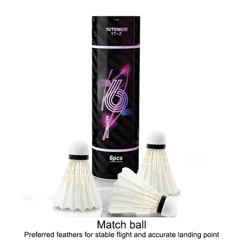 3/6 stuks badmintonballen, wit - Badminton Shuttlecock recensie en prijs