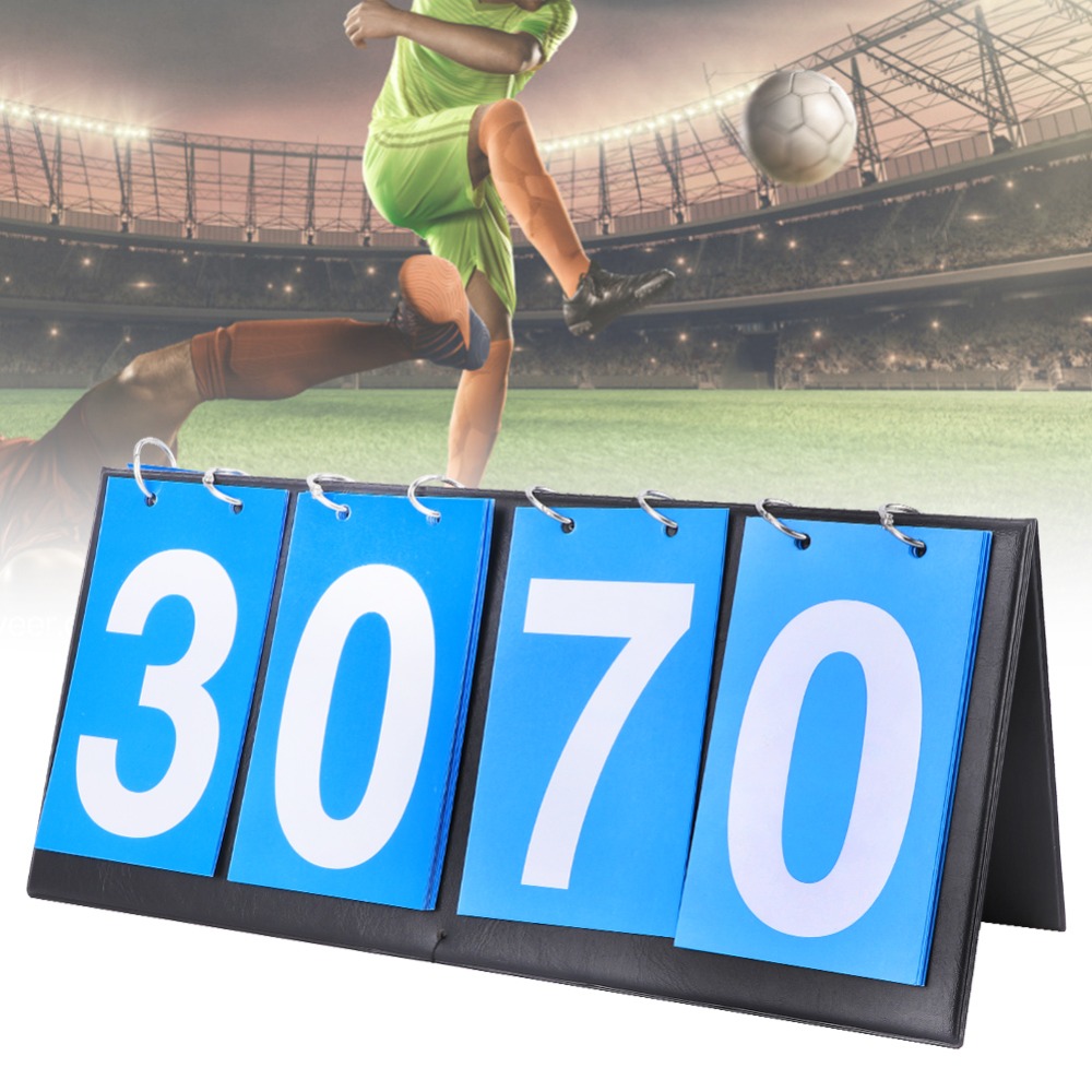 Draagbaar blauw 4-cijferig sco - Scoreboard Digital recensie en prijs