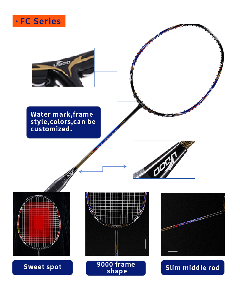 G5 grip badmintonracket van ca - Badminton Racket Carbon recensie en prijs