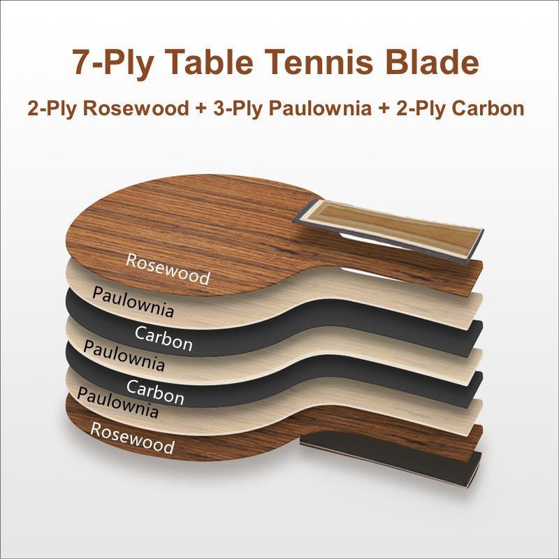 Palissander Tafeltennis Board  - Badminton Racket Carbon recensie en prijs