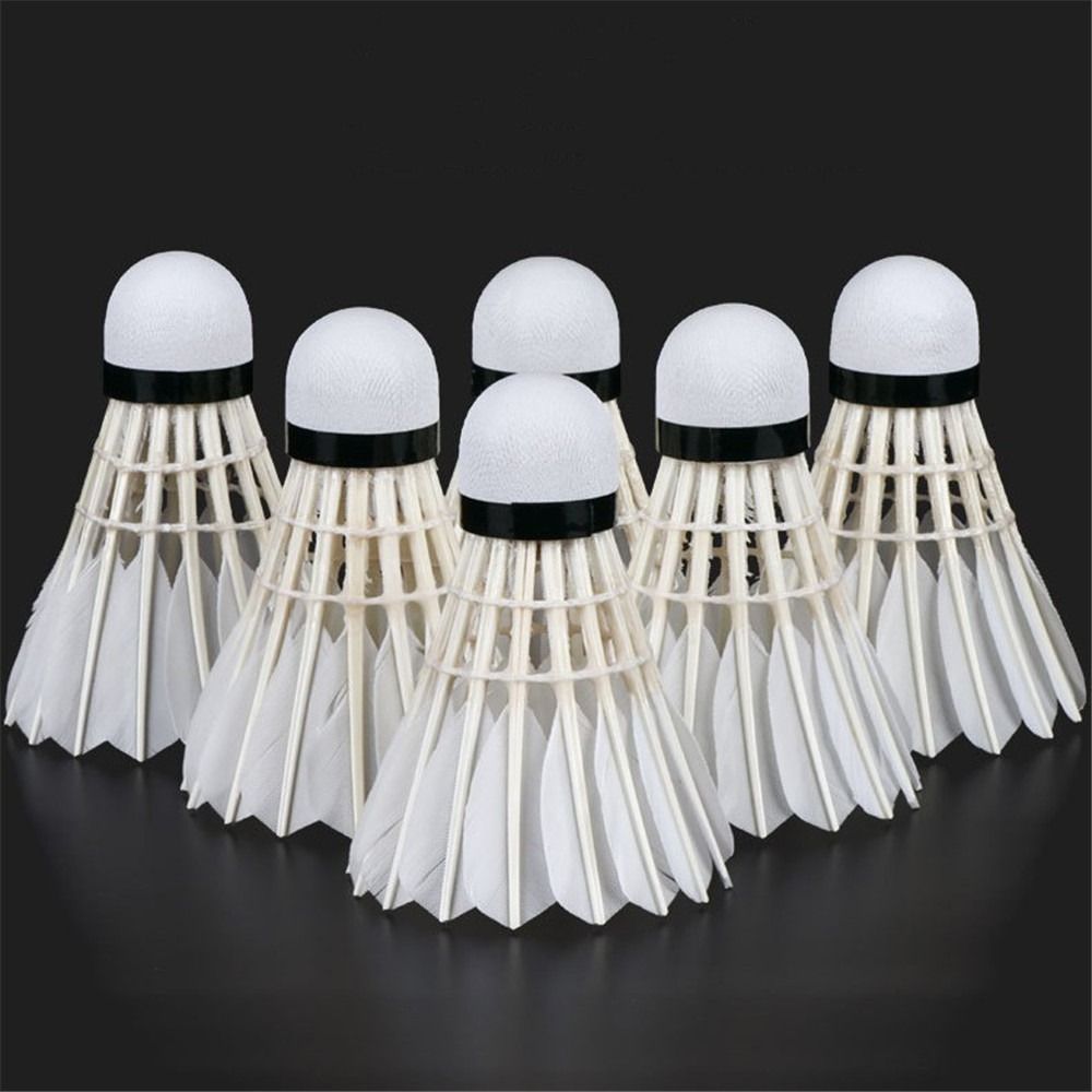 3/6/12 Stuks Nieuwe Witte Badm - Feather Shuttlecock recensie en prijs