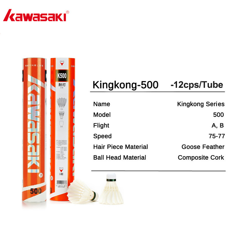 Kawasaki King Kong 500/Queen 5 - Feather Shuttlecock recensie en prijs