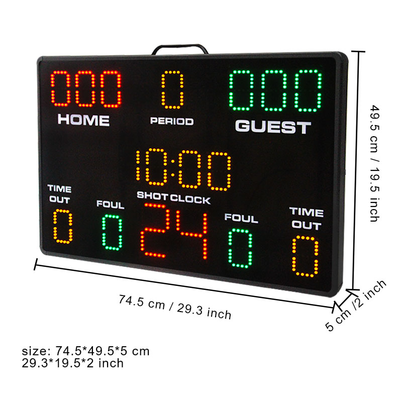 Draagbaar LED-scoresysteem voo - Scoreboard Digital recensie en prijs